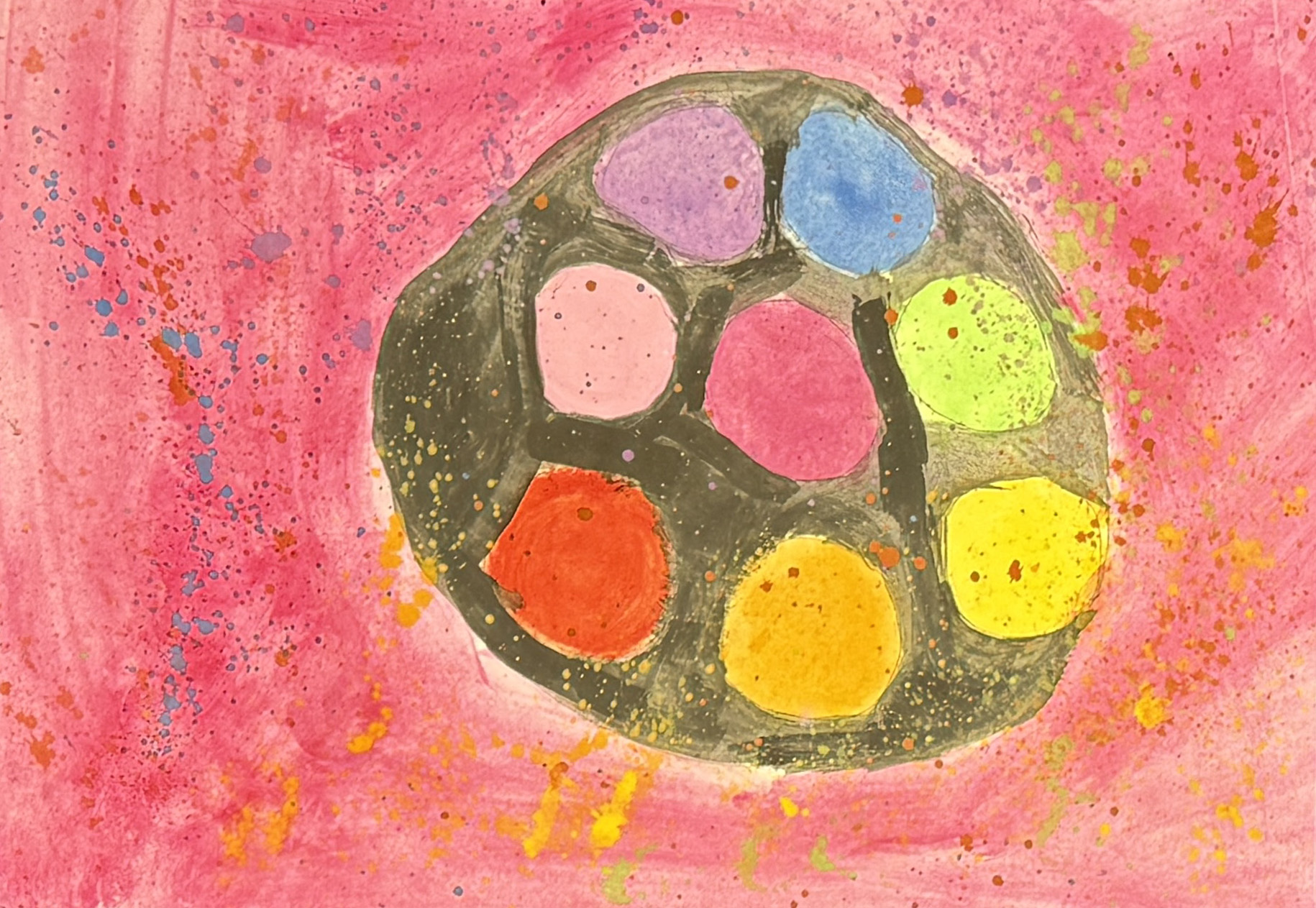 Bunter Fußball von Parastoo M.