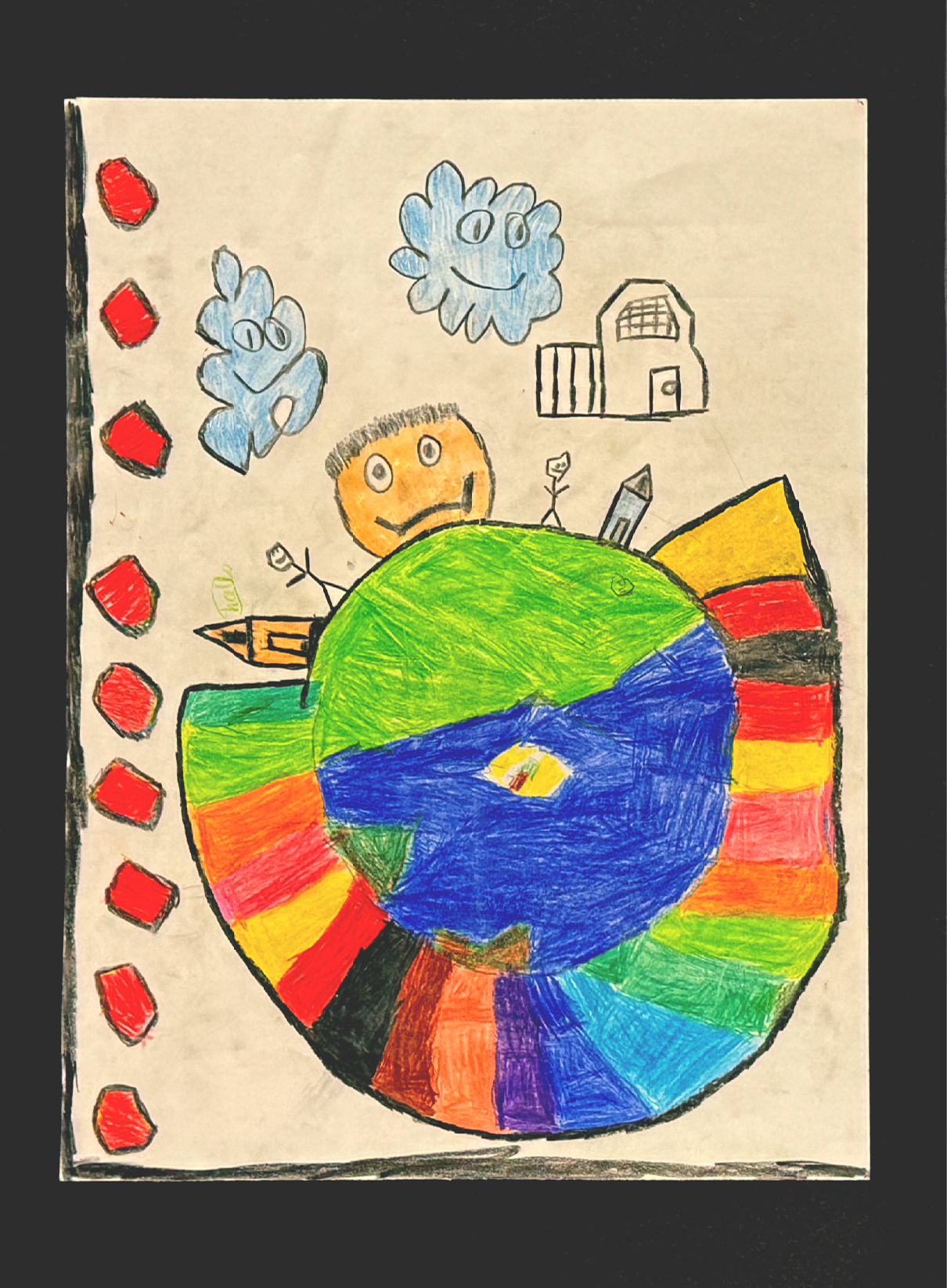 "Meine Welt ist bunt" von Wilm K.